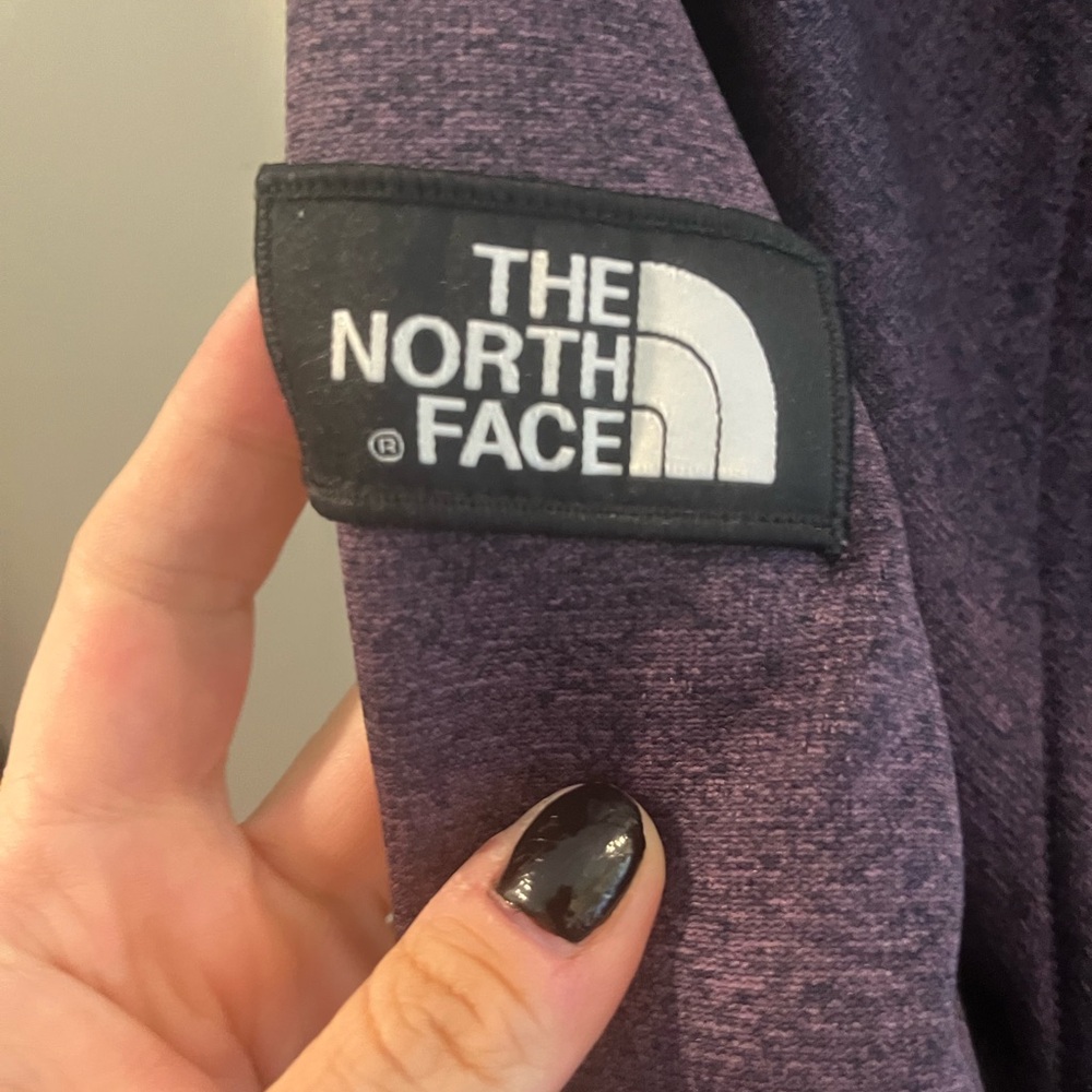 The North Face Grey, Purple and Yellow zip up Jacket - Picture 4 of 7